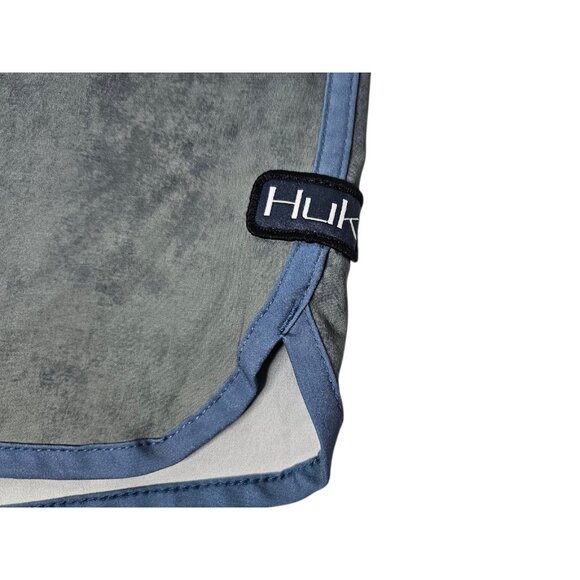 Huk Blue Camo Board Shorts Swim Trunks Men's 40 Fishing Performance Stretch - Picture 2 of 10